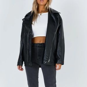 Next In Line Biker Jacket Princess Polly